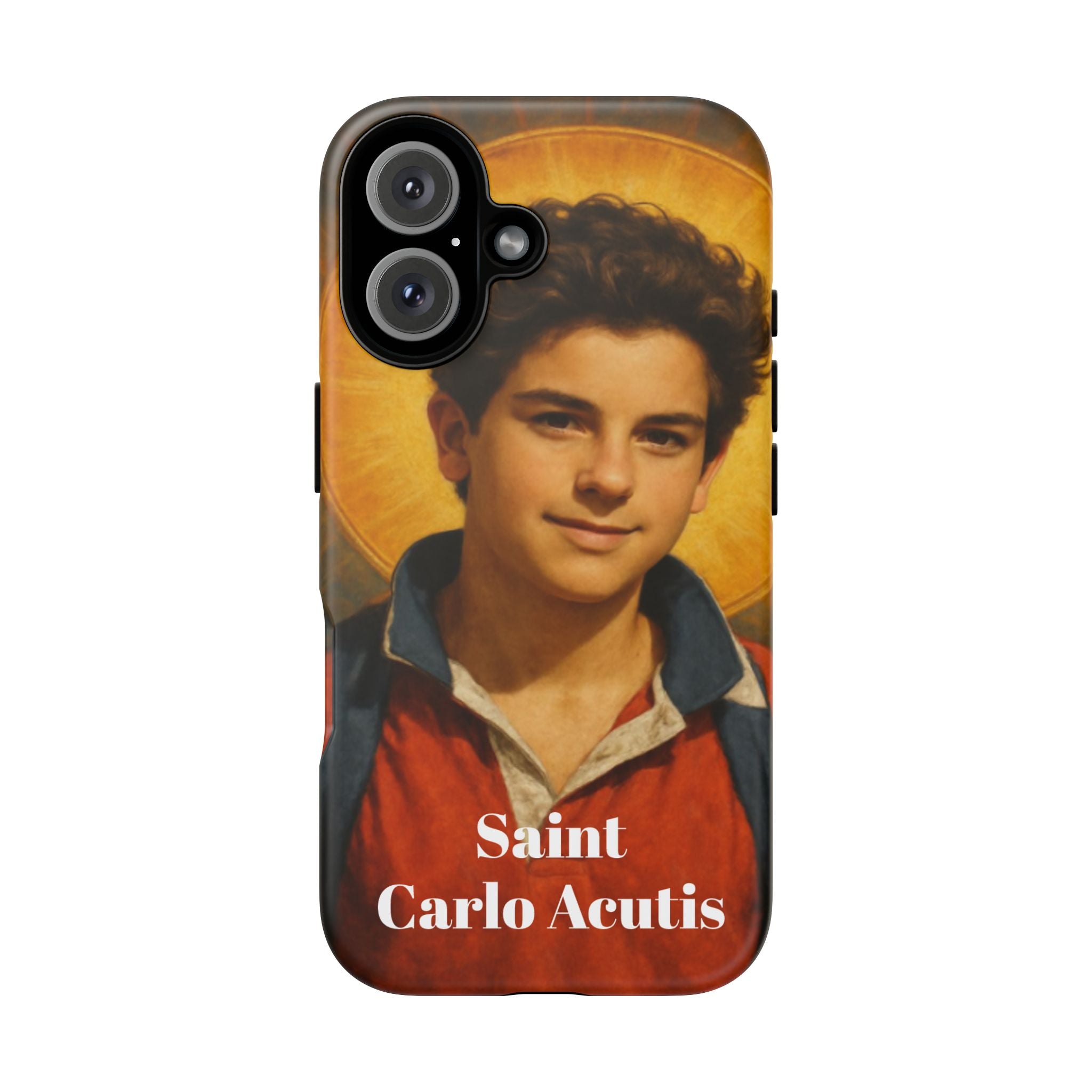 Saint Carlo Acutis Phone Case - Religious Patron Protector for Teens & Catholics