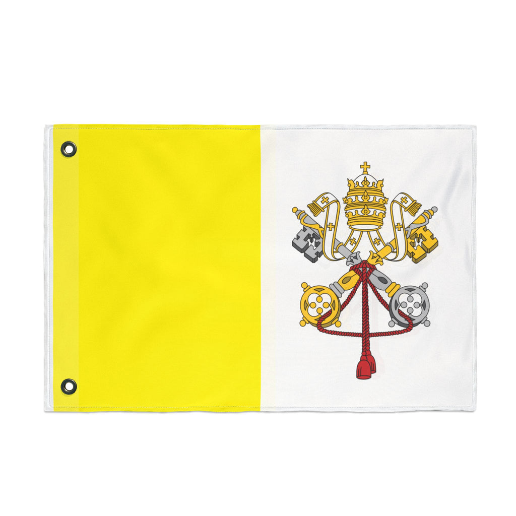 Vatican Double-Sided Flag - Authentic Decorative Banner for Home and Garden