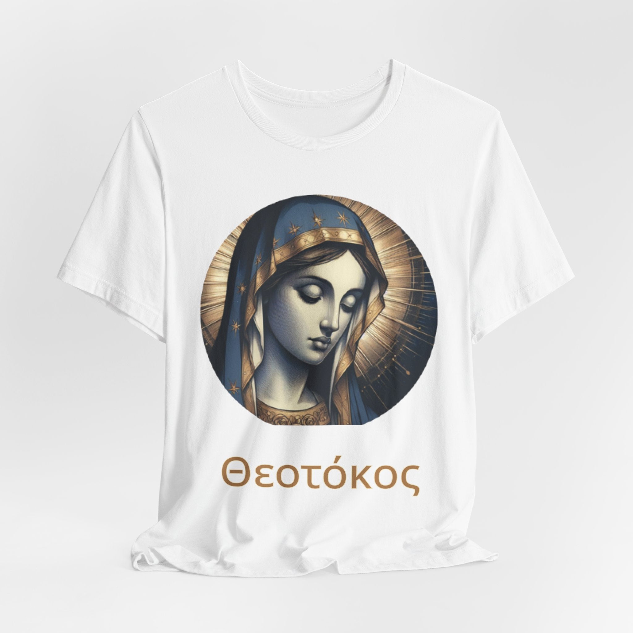 Virgin Mary Tee — Theotokos Icon T‑Shirt