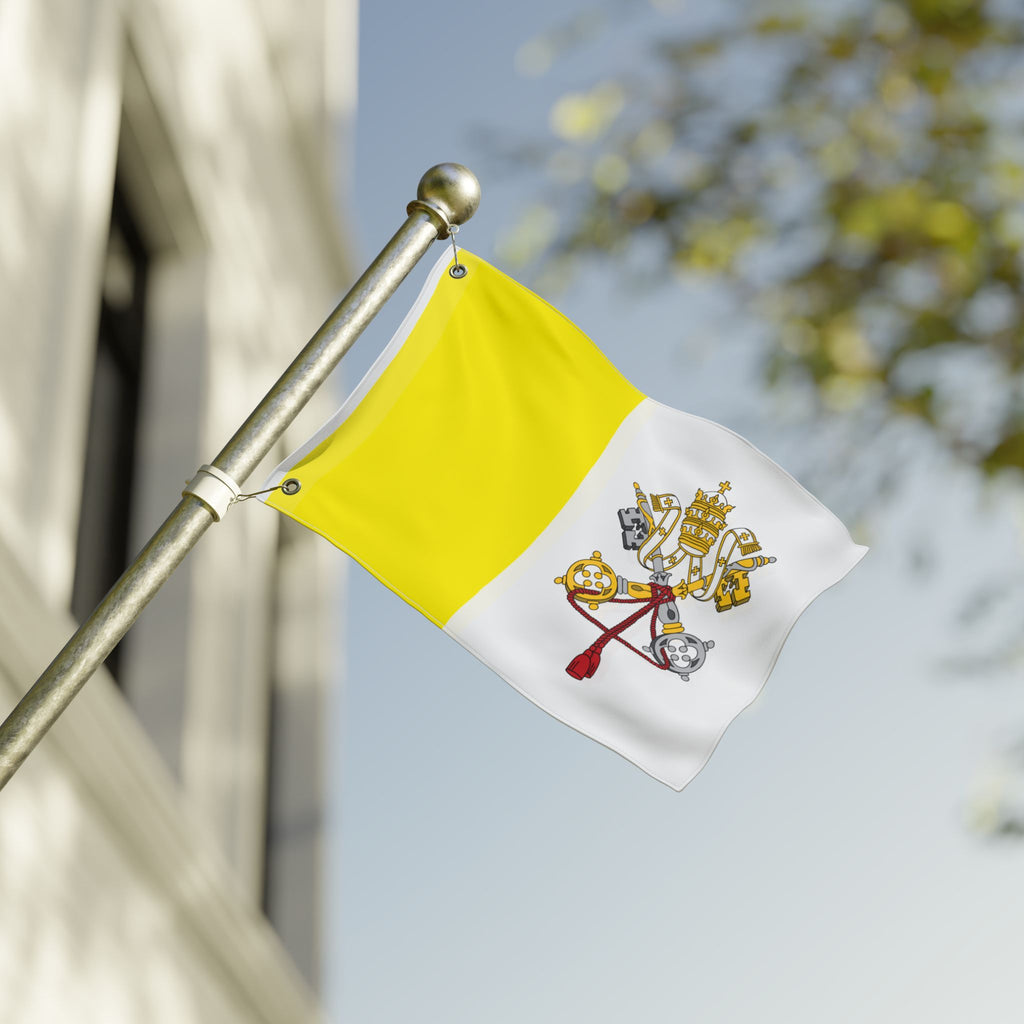 Vatican Double-Sided Flag - Authentic Decorative Banner for Home and Garden