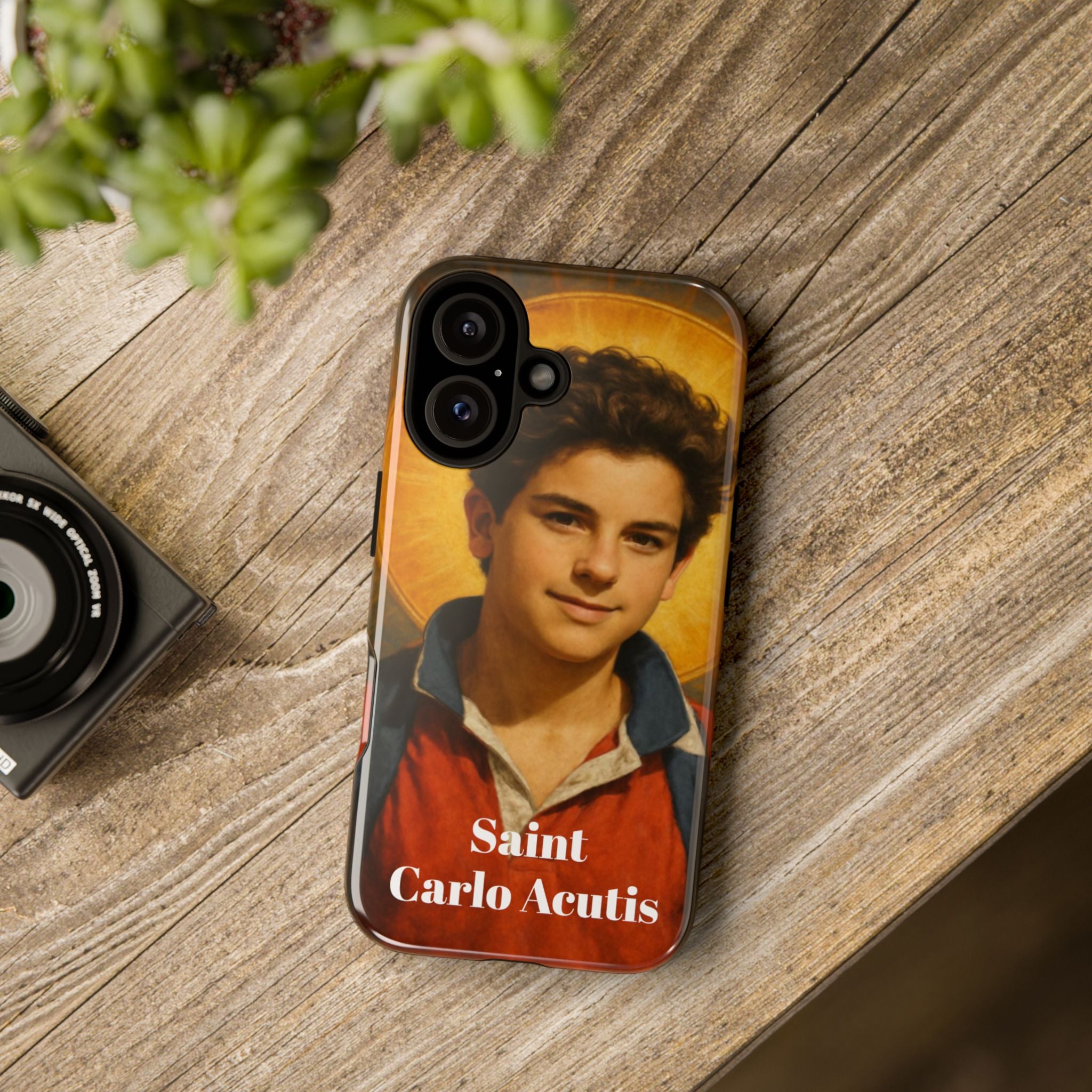 Saint Carlo Acutis Phone Case - Religious Patron Protector for Teens & Catholics
