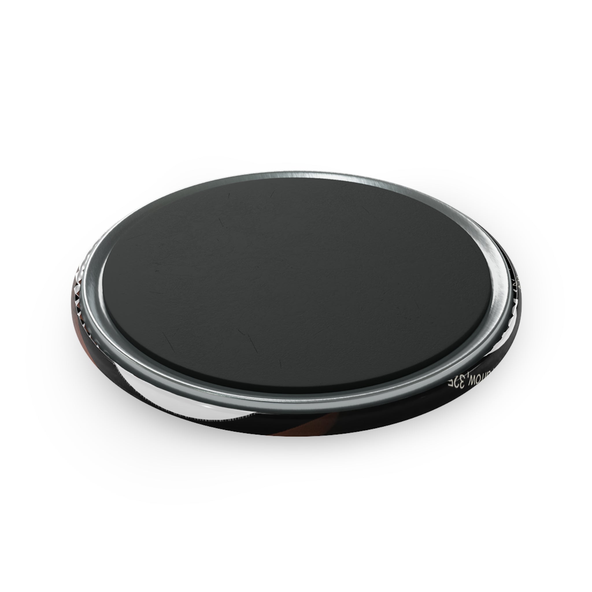 Saint Quote Round Magnet — "If God gives you the burden, God will give you the strength"