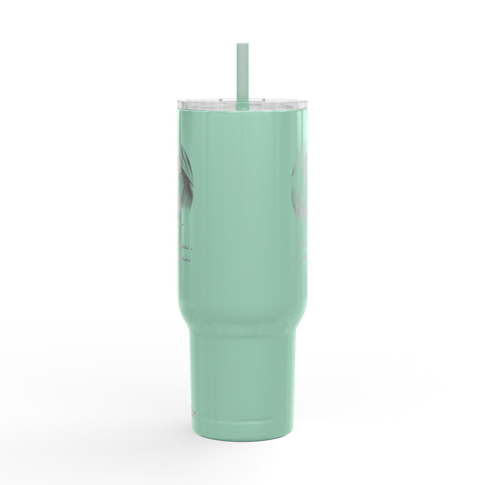 40oz Engraved Religious Tumbler - Our Mother, Pray For Us Insulated Travel Mug