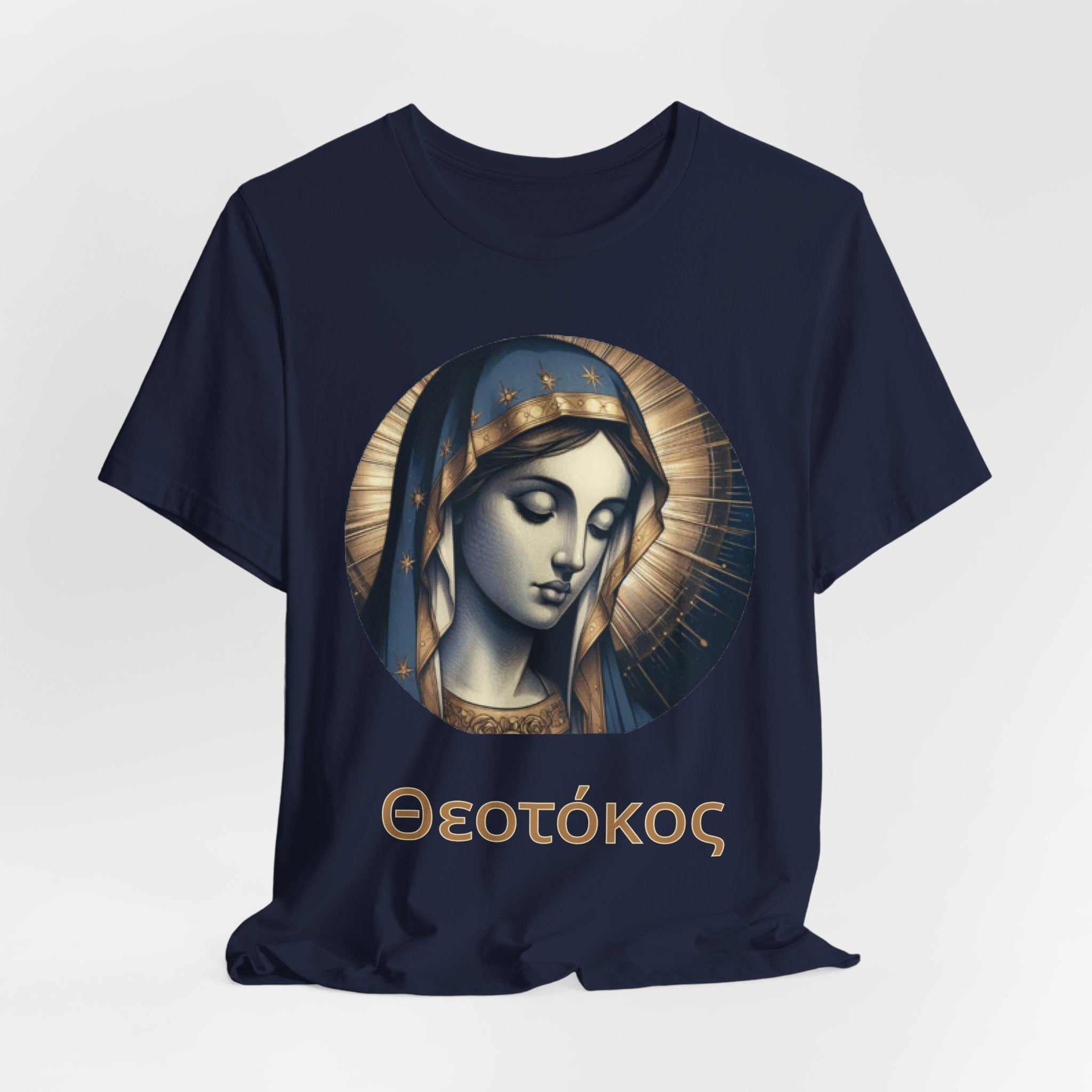 Virgin Mary Tee — Theotokos Icon T‑Shirt