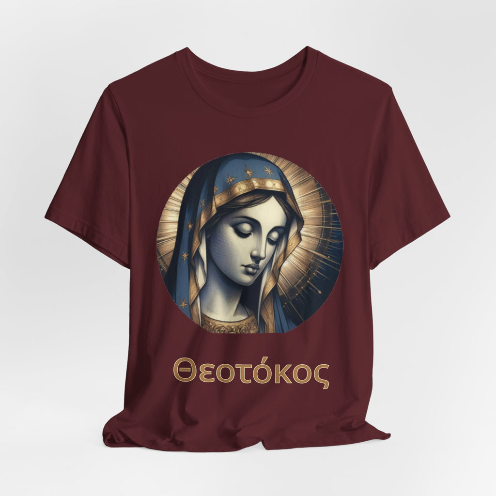 Virgin Mary Tee — Theotokos Icon T‑Shirt