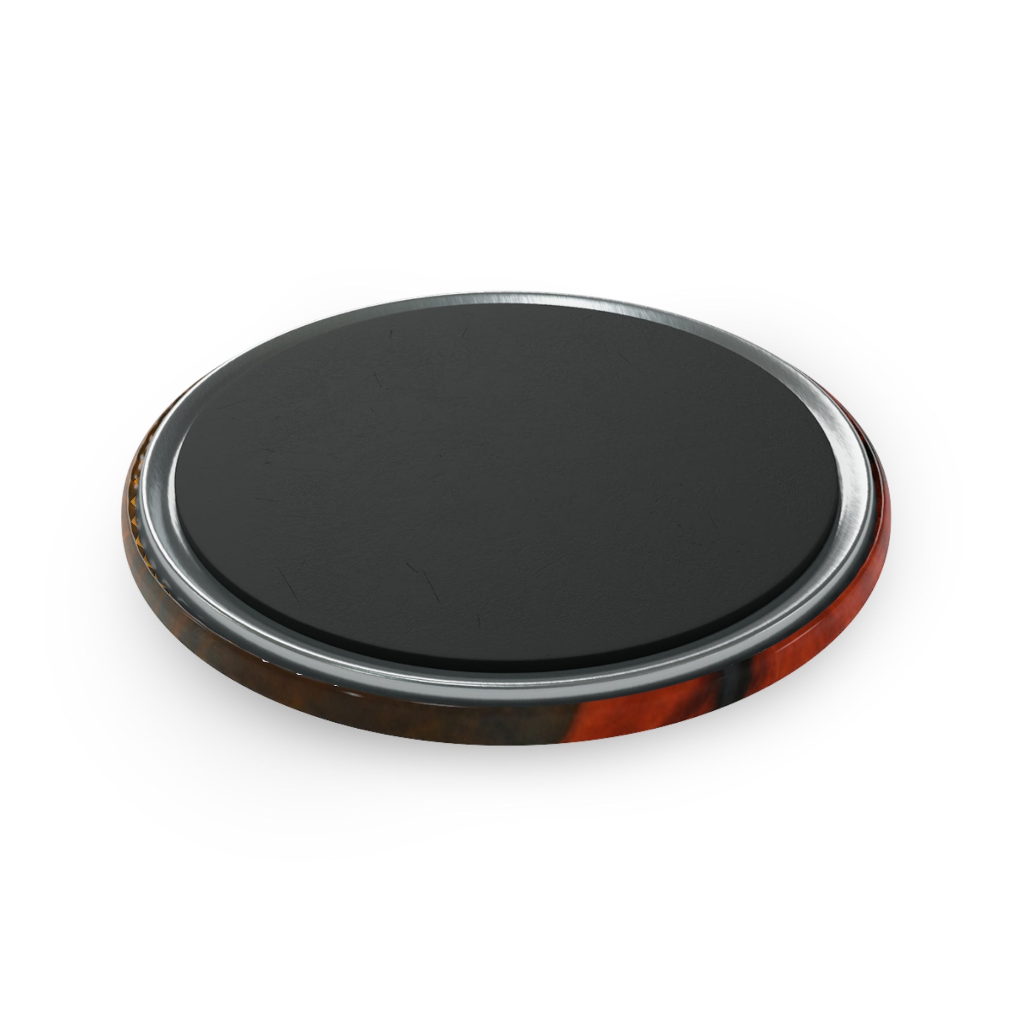 Inspirational Round Button Magnet - Unique Art Design