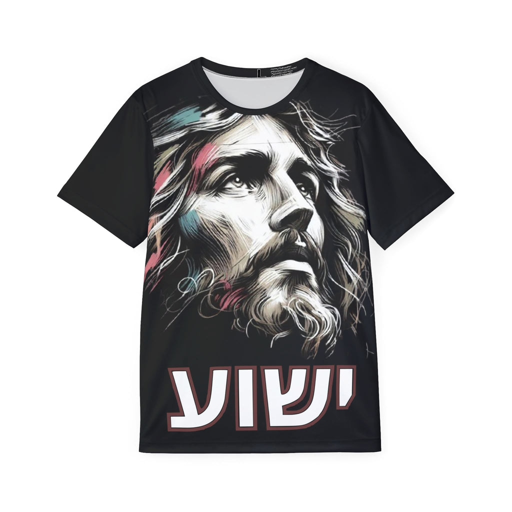 Men's Artistic Sports Jersey, Unique Graphic Tee, Trendy Athletic Wear, Gift for Sports Lovers, Casual Wear for All Occasions