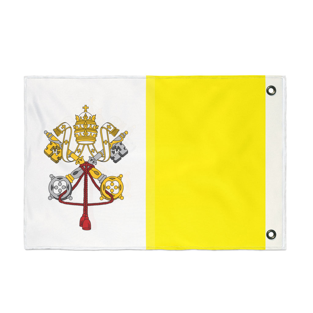 Vatican Double-Sided Flag - Authentic Decorative Banner for Home and Garden