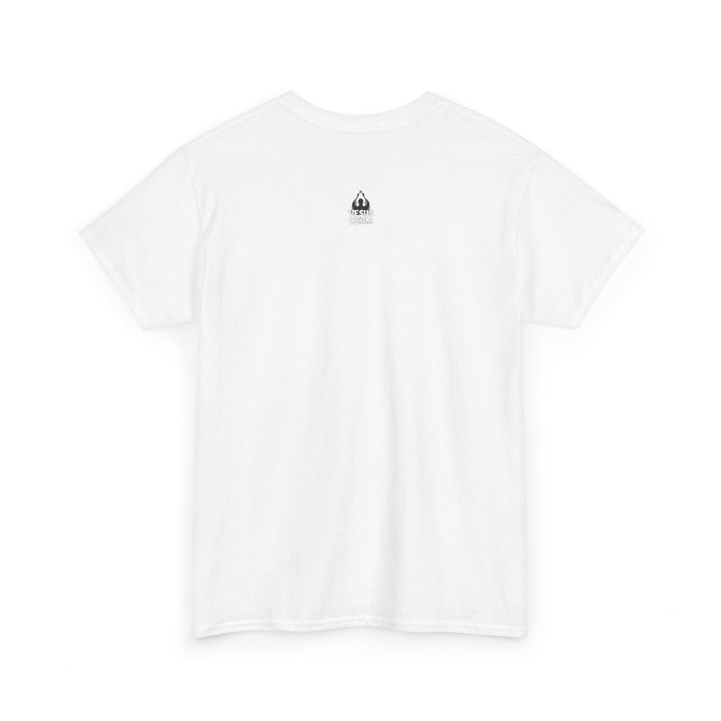 T-Shirt — Vintage Madonna Portrait Tee with 'Ave Maria' Script